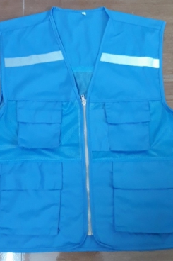 Áo gile phản quang xanh biển
