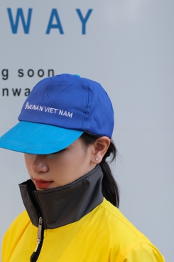 Nón đồng phục màu xanh 