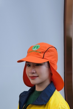 Nón đồng phục màu cam
